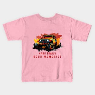 Off Road 4x4 Jeep Lover T-Shirt with Quote Kids T-Shirt